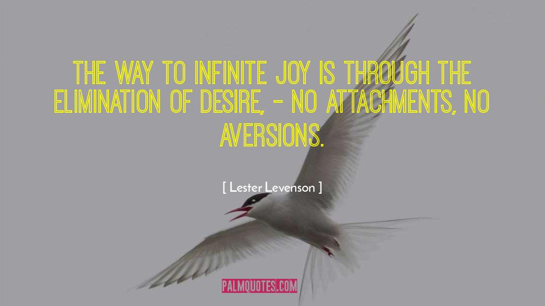 Infinite Joy quotes by Lester Levenson
