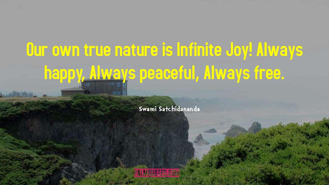 Infinite Joy quotes by Swami Satchidananda