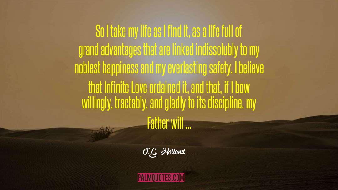 Infinite Love quotes by J.G. Holland