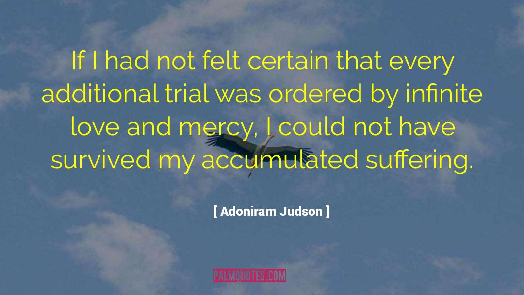 Infinite Love quotes by Adoniram Judson