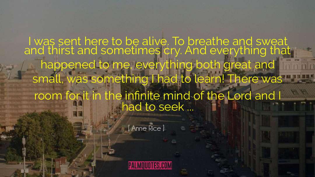 Infinite Mind quotes by Anne Rice