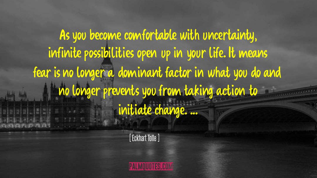 Infinite Possibilities quotes by Eckhart Tolle