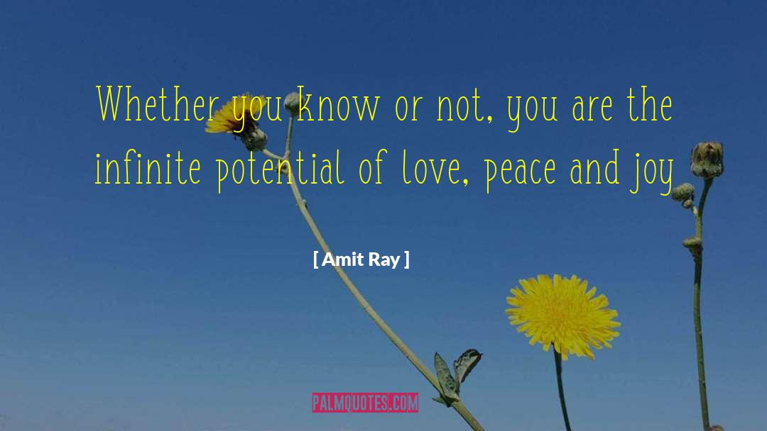 Infinite Potential quotes by Amit Ray