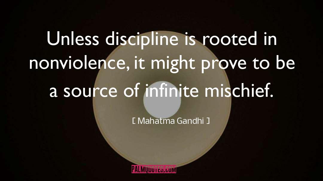 Infinite quotes by Mahatma Gandhi