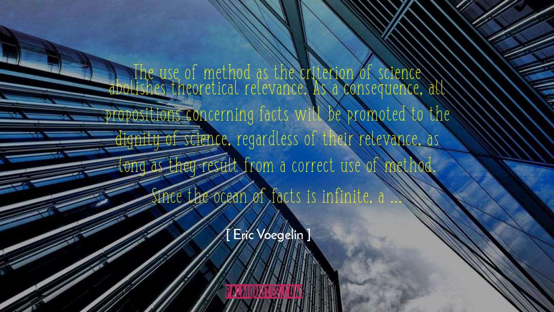 Infinite Regress quotes by Eric Voegelin