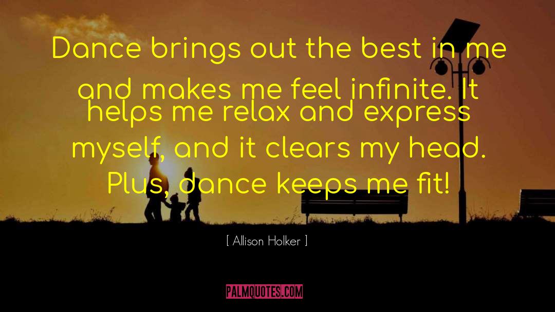 Infinite Regression quotes by Allison Holker