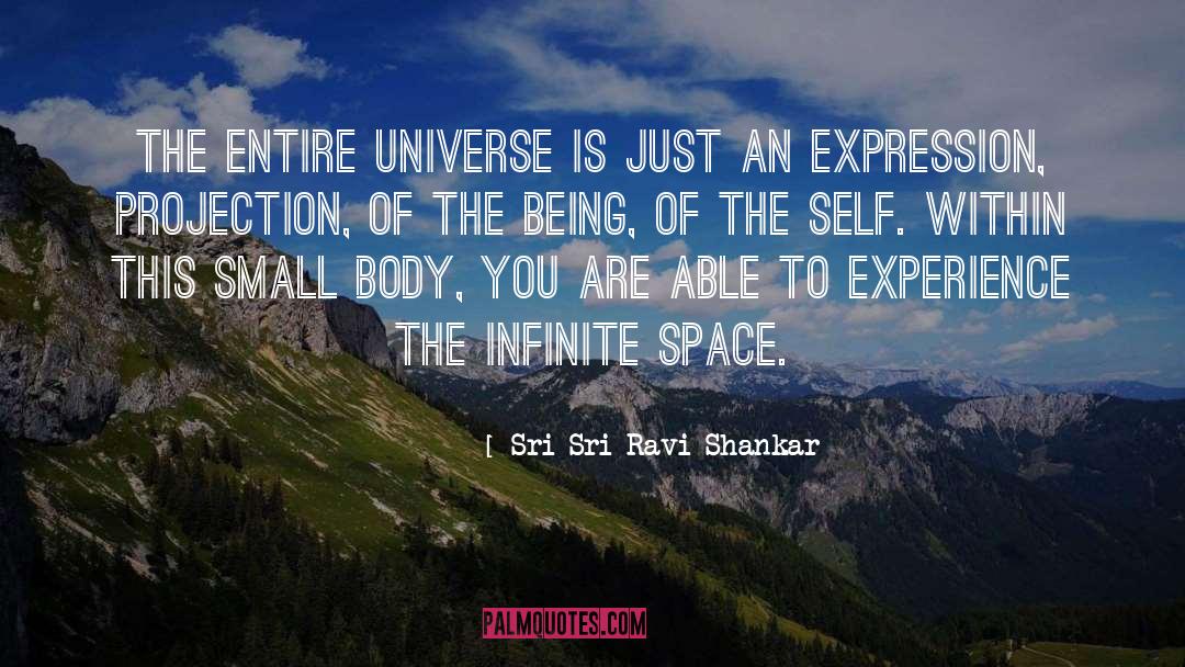 Infinite Space quotes by Sri Sri Ravi Shankar