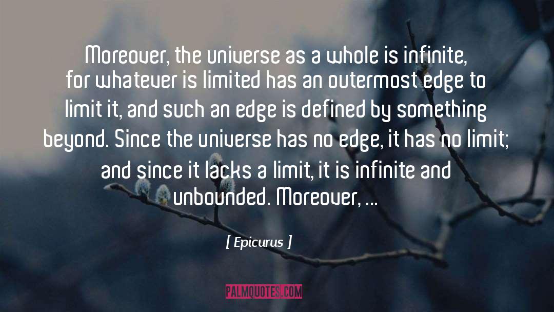 Infinite Universe quotes by Epicurus