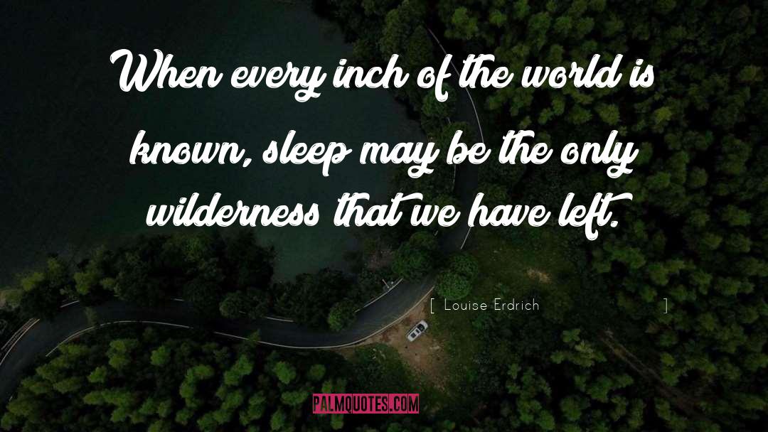 Infinite Wilderness quotes by Louise Erdrich