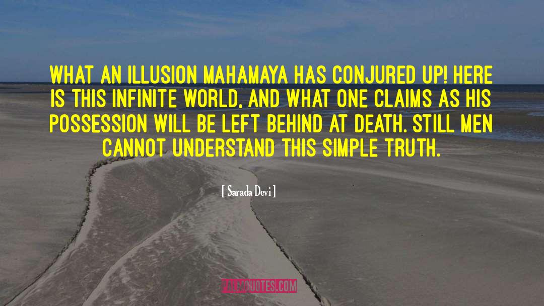 Infinite World quotes by Sarada Devi