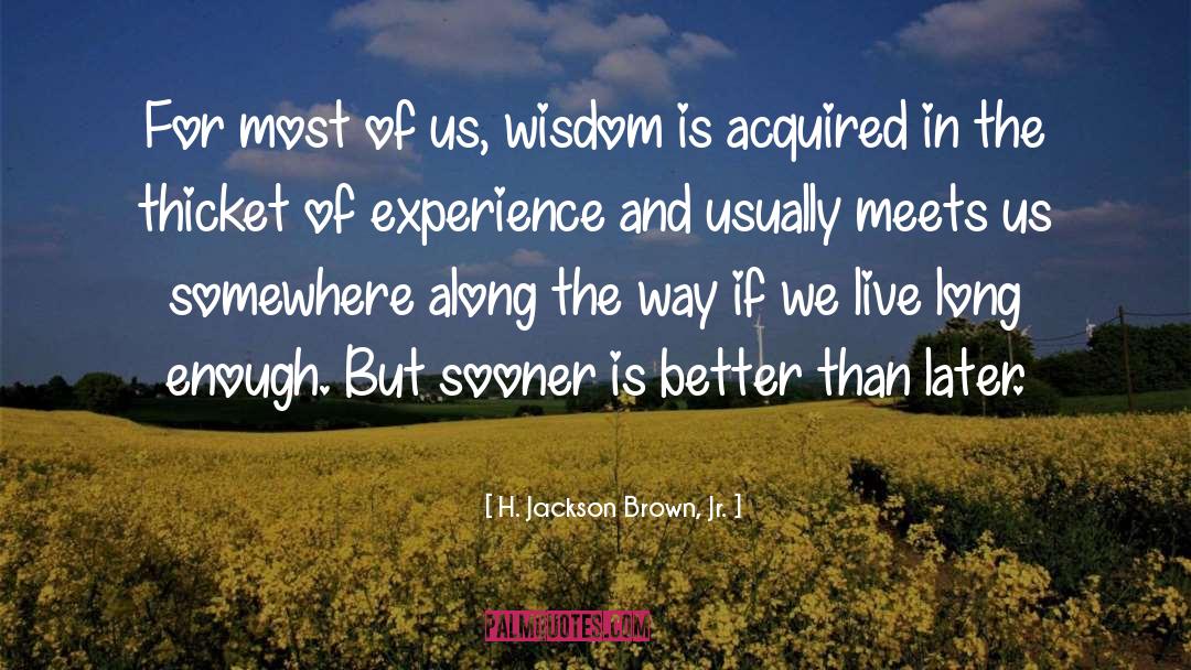 Infinitely Better quotes by H. Jackson Brown, Jr.