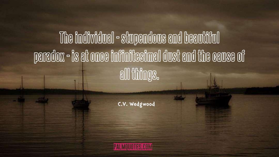 Infinitesimal quotes by C.V. Wedgwood