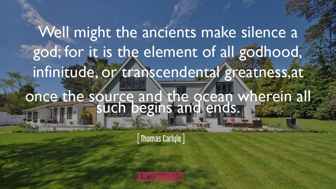 Infinitude quotes by Thomas Carlyle