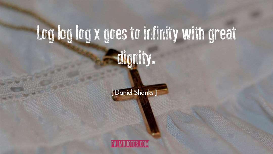 Infinity quotes by Daniel Shanks