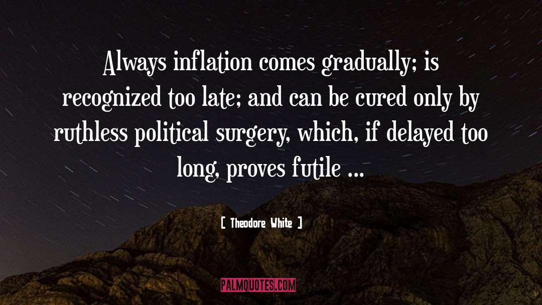 Inflation quotes by Theodore White