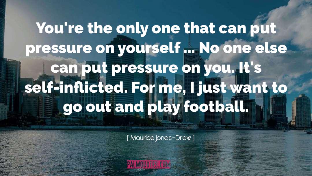 Inflicted quotes by Maurice Jones-Drew