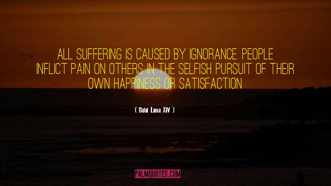 Inflicting Pain quotes by Dalai Lama XIV
