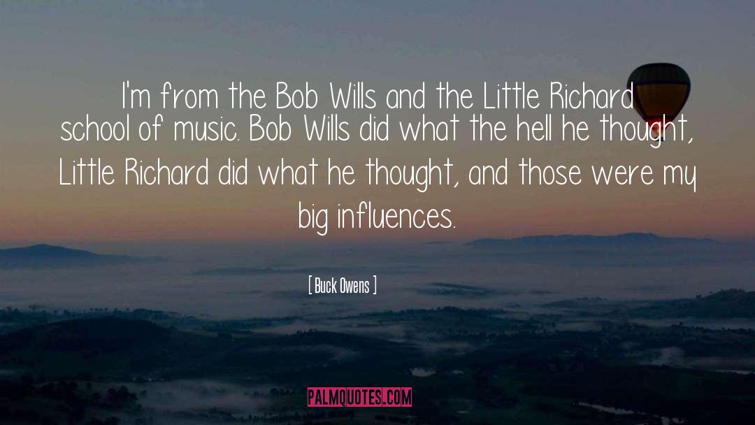 Influence quotes by Buck Owens