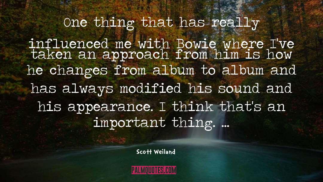 Influenced quotes by Scott Weiland