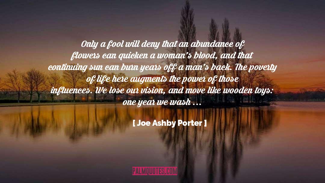 Influences quotes by Joe Ashby Porter