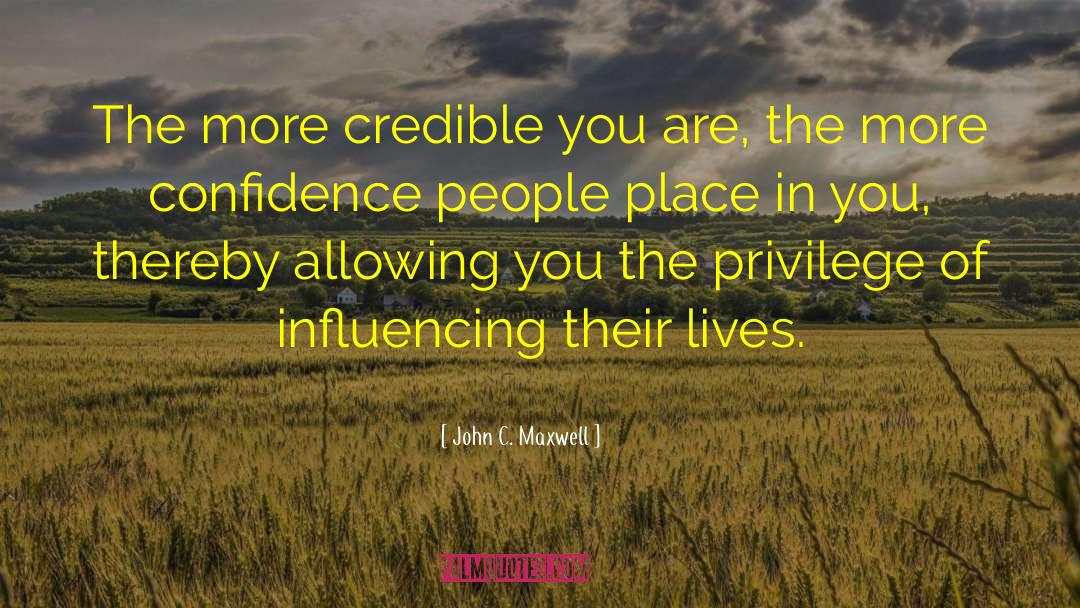 Influencing quotes by John C. Maxwell
