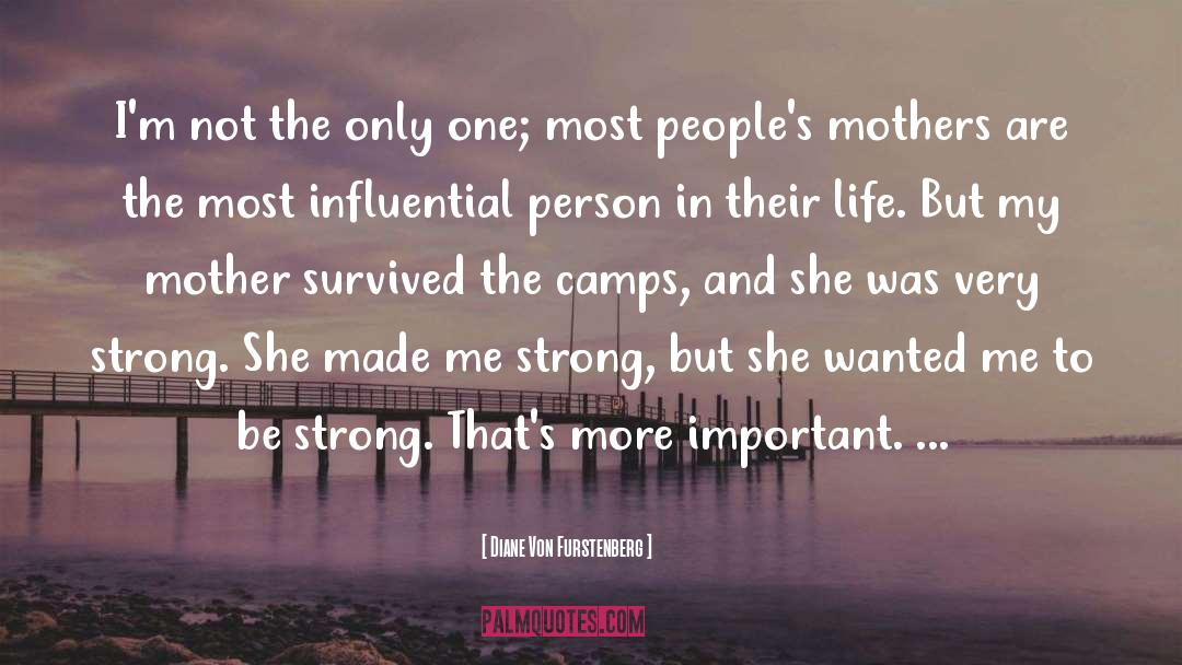 Influential Person quotes by Diane Von Furstenberg