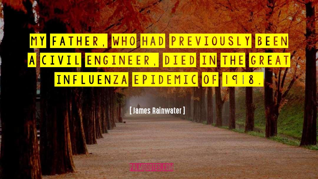 Influenza quotes by James Rainwater