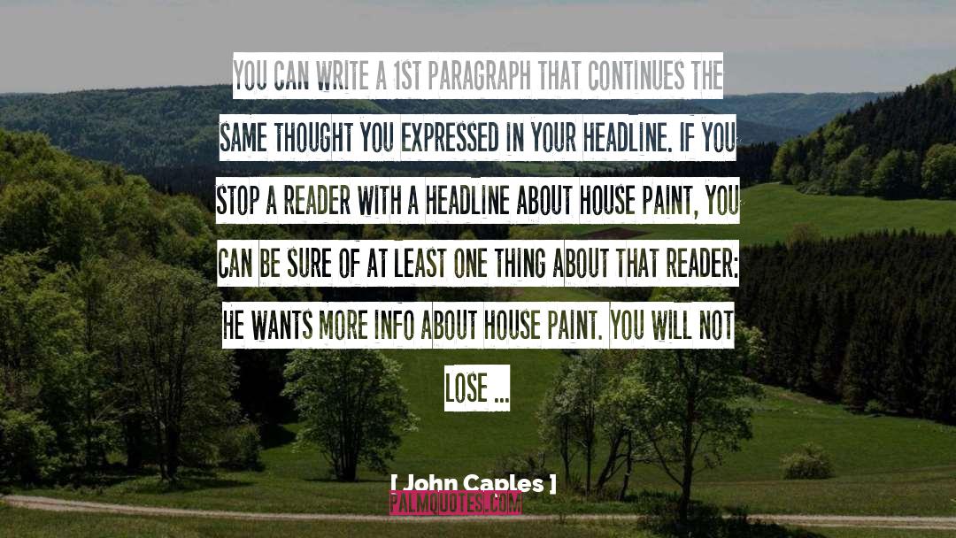 Info quotes by John Caples