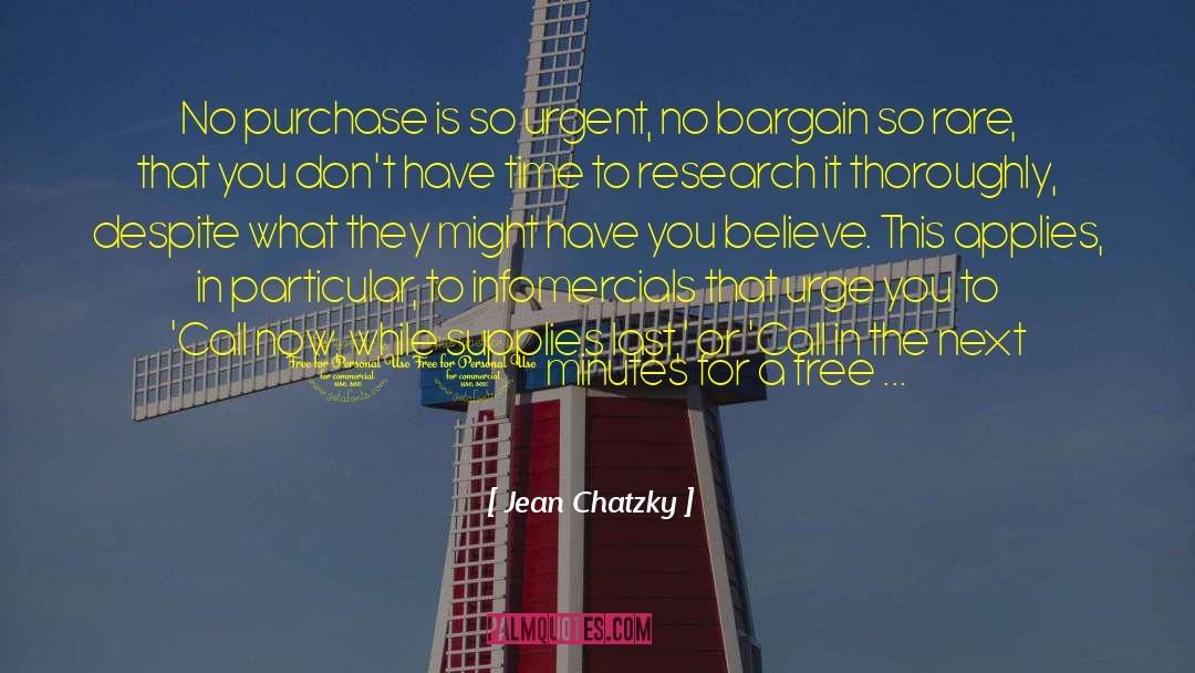 Infomercials quotes by Jean Chatzky