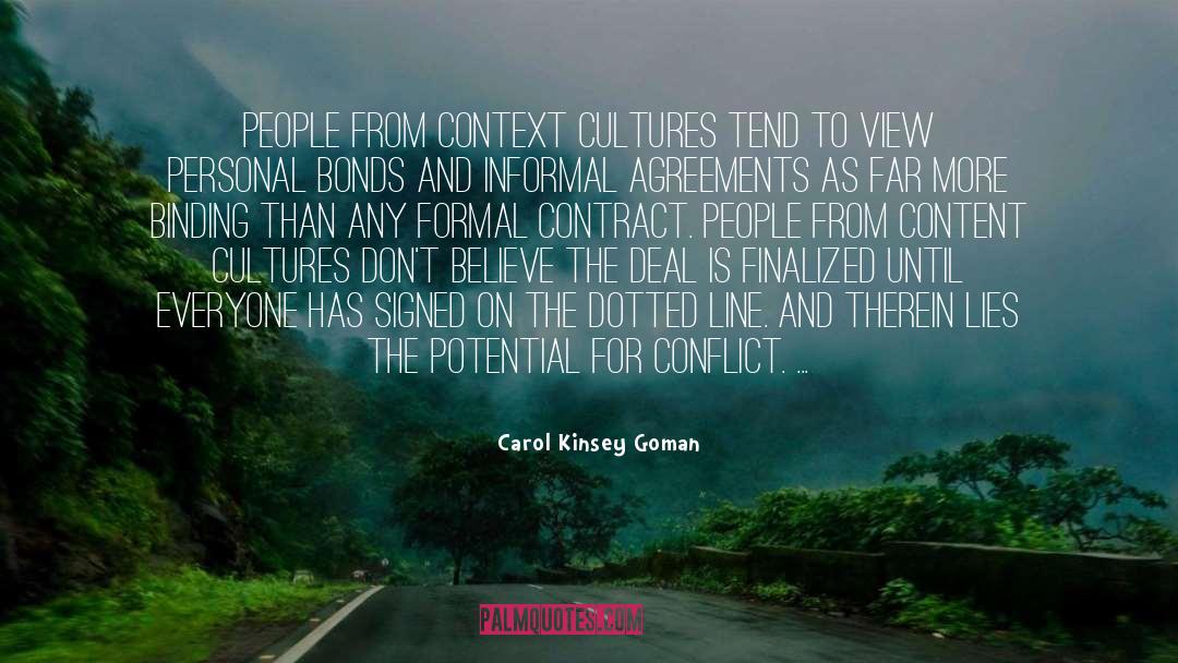 Informal quotes by Carol Kinsey Goman