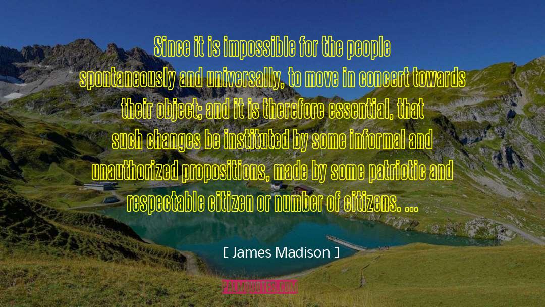 Informal quotes by James Madison