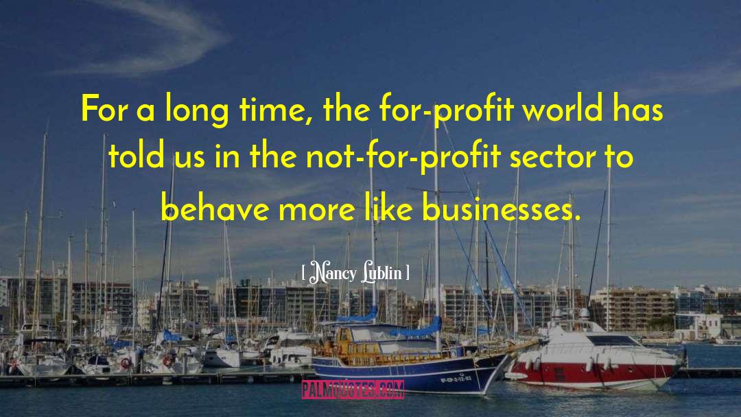 Informal Sector quotes by Nancy Lublin