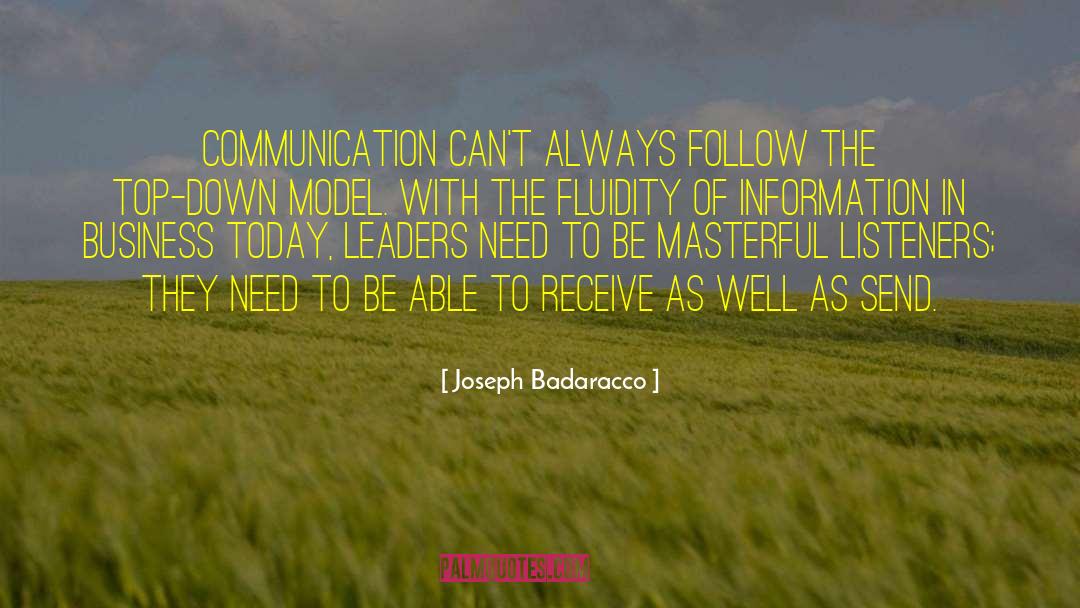 Information And Communication quotes by Joseph Badaracco