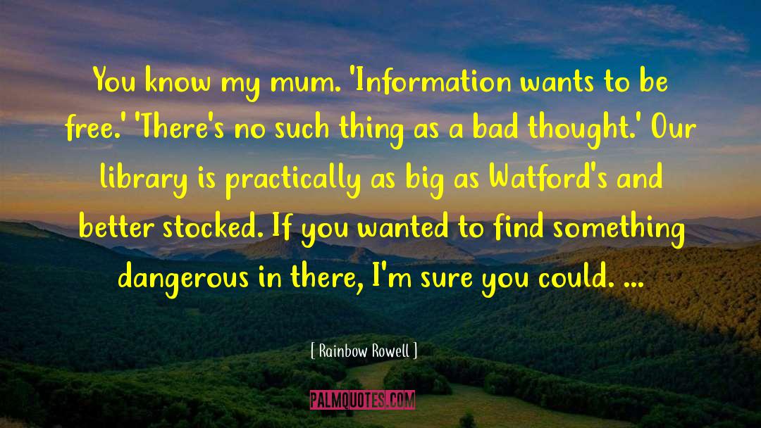 Information Architecture quotes by Rainbow Rowell