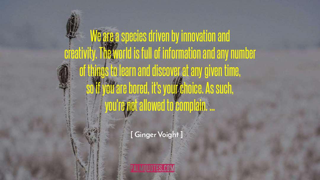 Information Architecture quotes by Ginger Voight