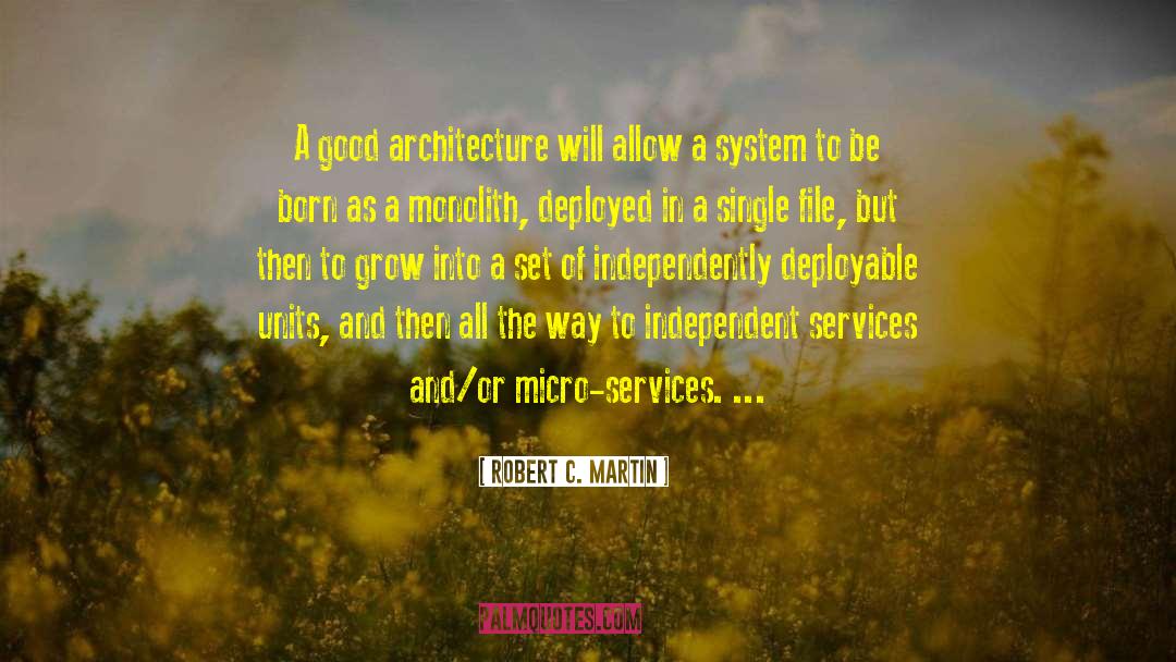 Information Architecture quotes by Robert C. Martin