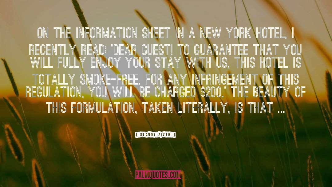 Information Is Power quotes by Slavoj Zizek