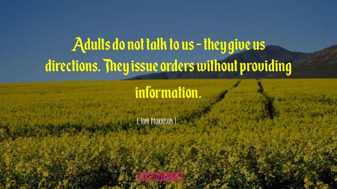 Information Knowledge quotes by Toni Morrison