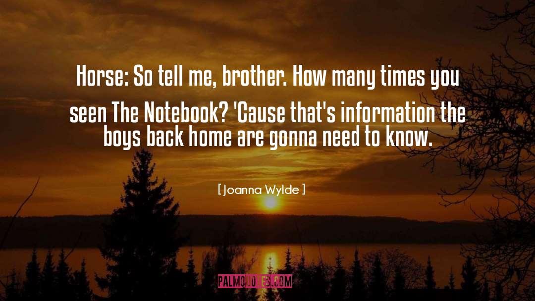 Information Overload quotes by Joanna Wylde