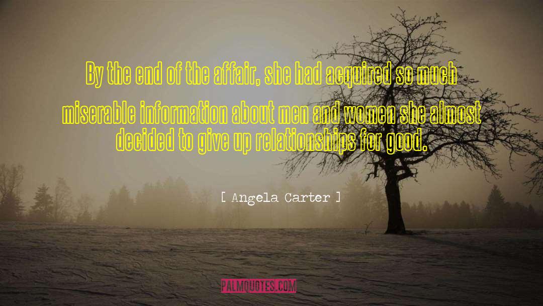 Information Overload quotes by Angela Carter