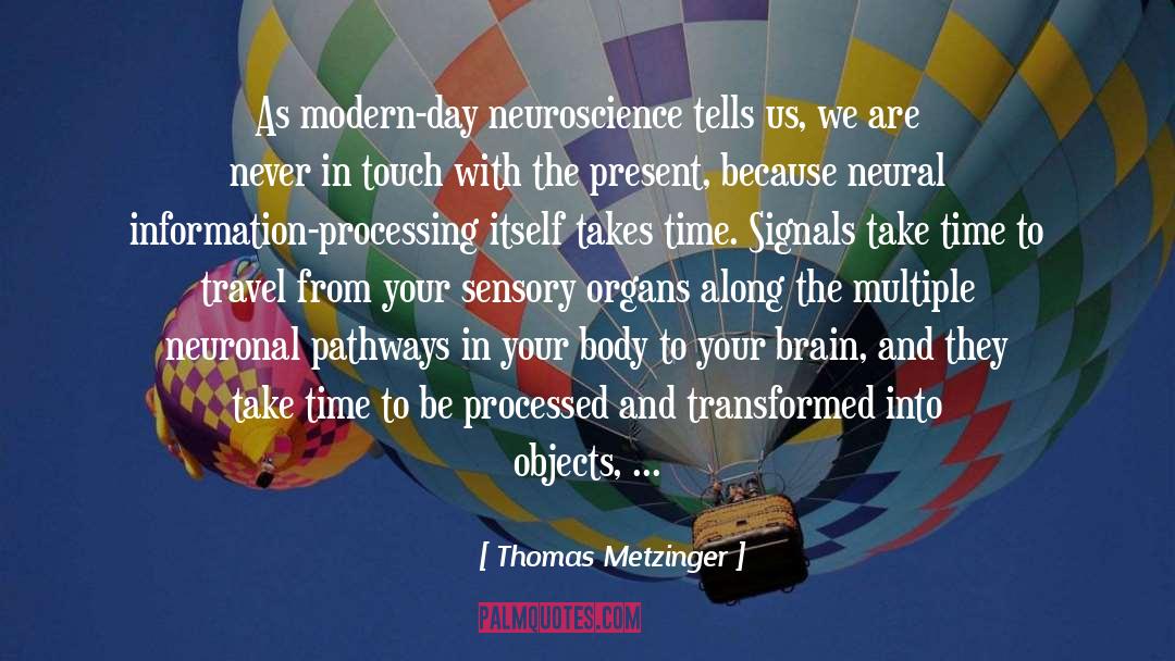 Information Processing quotes by Thomas Metzinger