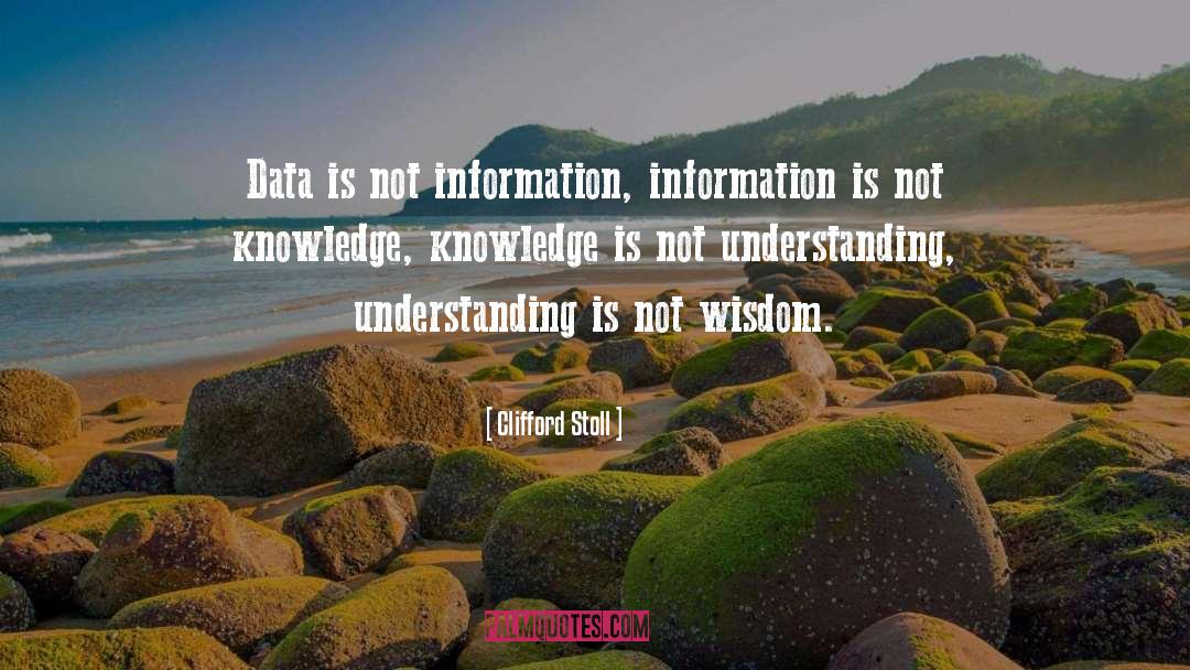 Information quotes by Clifford Stoll