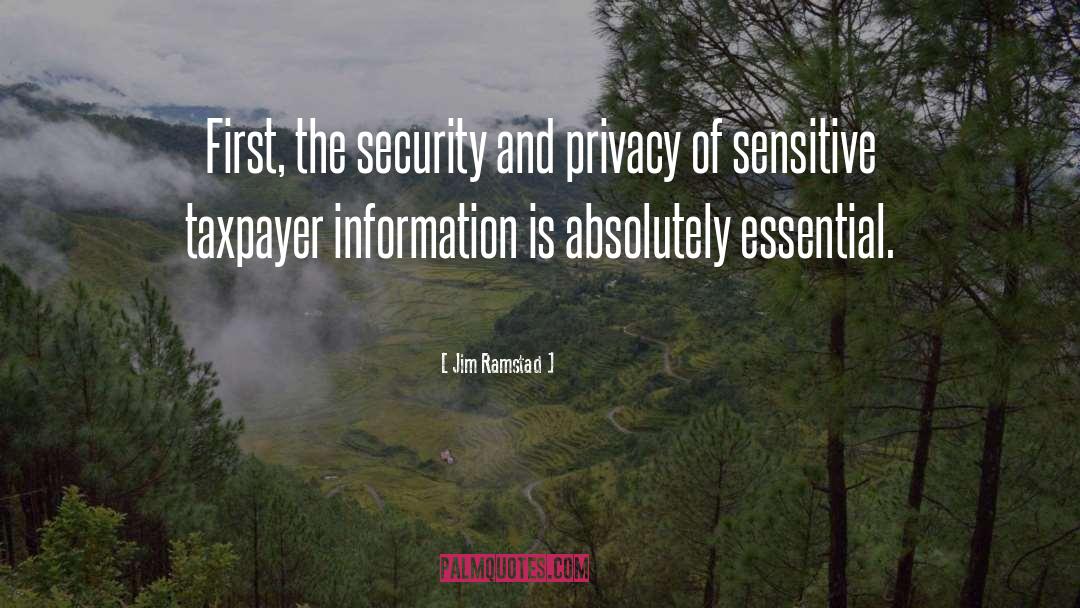 Information Security Governance quotes by Jim Ramstad