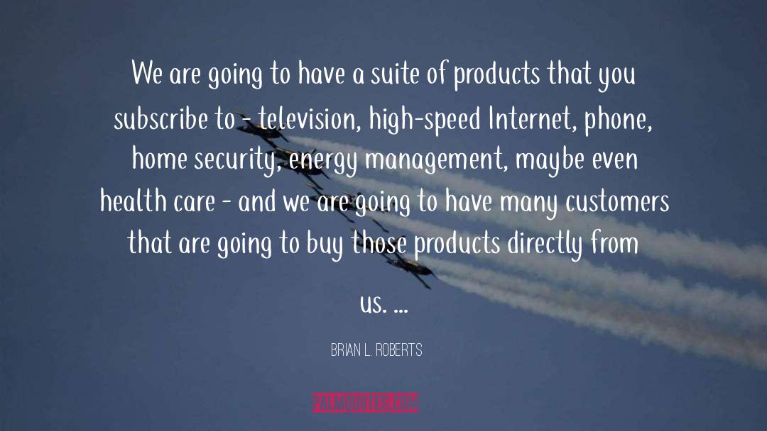 Information Security Management quotes by Brian L. Roberts