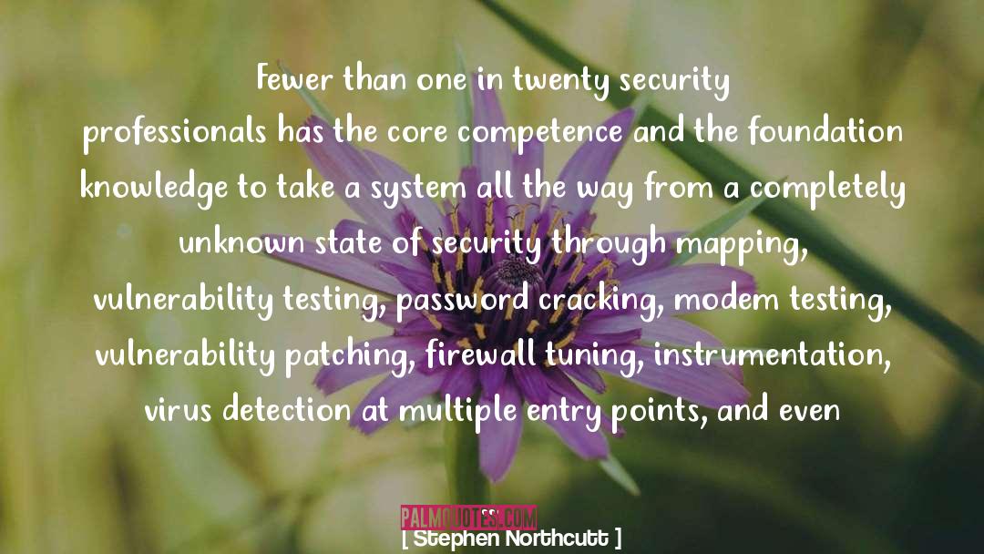 Information Security Management quotes by Stephen Northcutt