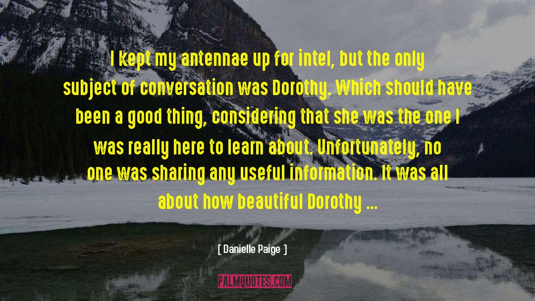Information Superhighway quotes by Danielle Paige