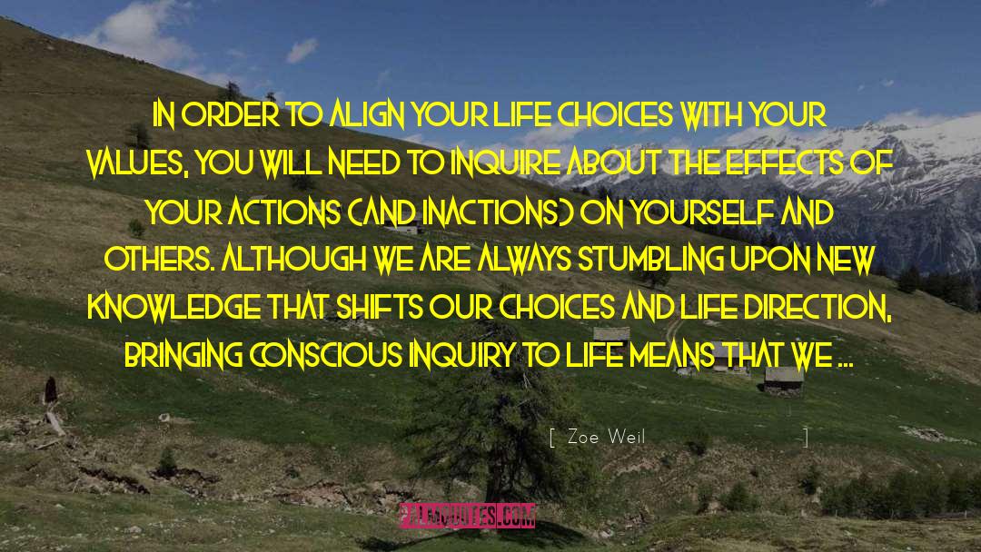 Informed Decisions quotes by Zoe Weil