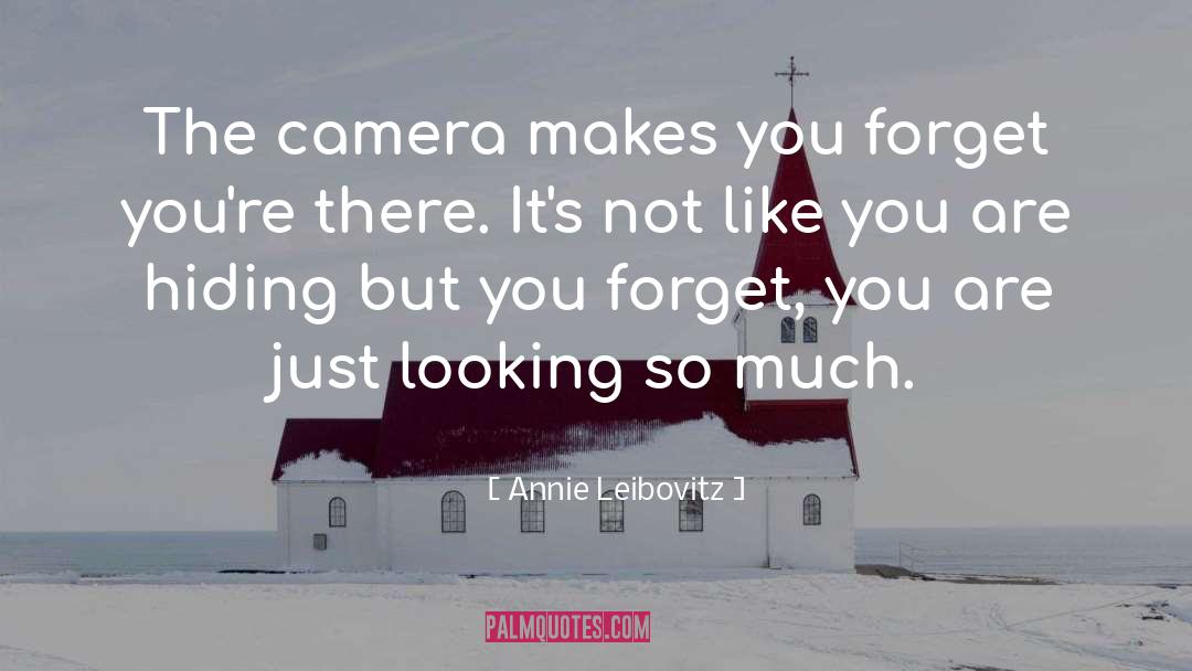 Infrared Photography quotes by Annie Leibovitz