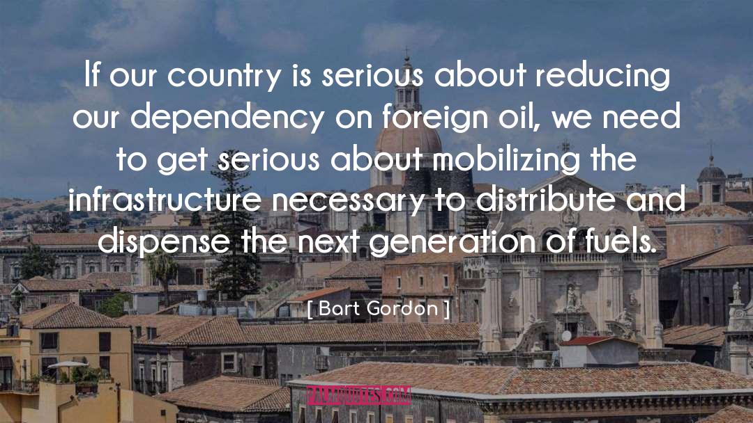 Infrastructure quotes by Bart Gordon