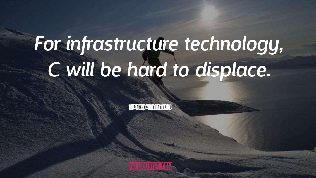 Infrastructure quotes by Dennis Ritchie